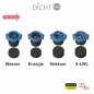 Preview: DOYMA ERSATZ "Quadro Secura Nova R4" Installationsteil (MIT Gewerkeabdichtungen)