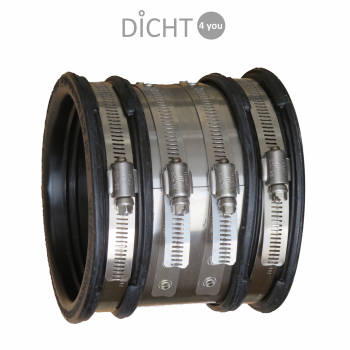 Preview: MÜCHER "Canada Plus MSC 115" Rohrverbinder (100-115mm / 2,5bar)