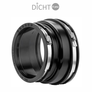 MÜCHER "MAC 1702" pipe coupling adaptor (110-125mm / 155-170mm / 0,6bar)