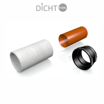 Preview: MÜCHER "MAC 1362" pipe coupling adaptor (100-115mm / 121-136mm / 0,6bar)