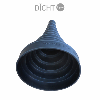 Preview: PSI „EndiT DU 110/16" Stufen-Manschette für Rohre Kabel (16/20/25/32/40/50/63/75/90 / 110mm)