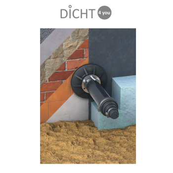 DOYMA "Quadro Secura Quick /O" Hauseinführung Sanierung Abwasser DN 200 (DN 160)