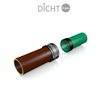 Preview: MÜCHER "Canada Plus MSC" Ausgleichsring 14 Rohrverbinder (83-110mm)