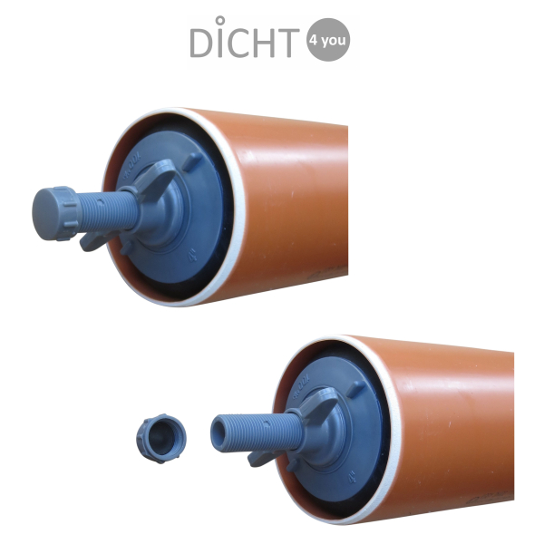 CRASSUS „CSV 100 PVC“ quick-release sealing plug for wastewater pipe (DN 110 / 0,5bar)