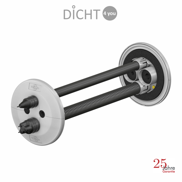 DOYMA "DOYMAfix HP/O-S" Hauseinführung Split-Wärmepumpe Klimagerät DN 100