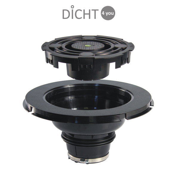 DOYMA "HKD" connection funnel wall collar with offset compensation KG DN 110