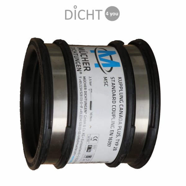 MÜCHER "Canada Plus MSC 200" Rohrverbinder (175-200mm / 2,5bar)