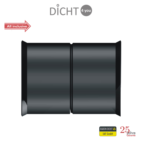 DOYMA "Quadro Secura E1 /breit" Bauherrenpaket Hauseinführung Einsparte Universal (Wasser / Energie / X-LWL / Telekommunikation)