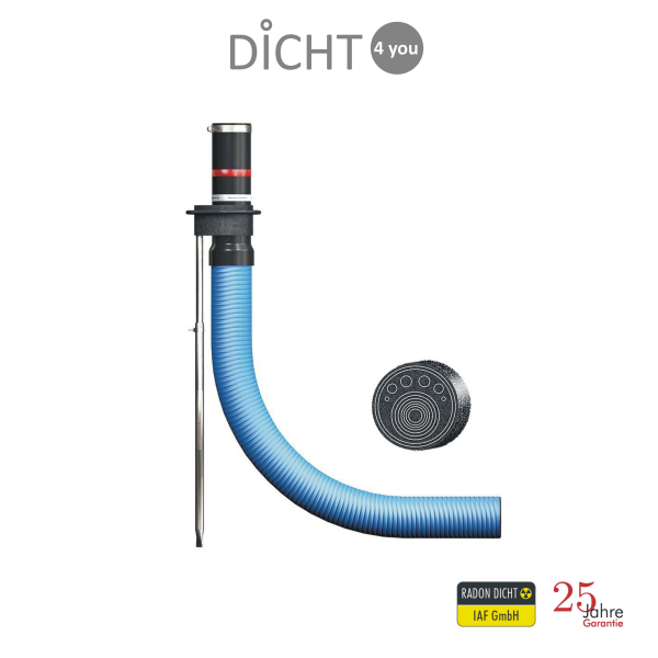 DOYMA "Quadro Secura Einsparte MAX / Curaflex Nova Uno/M/Z" Hauseinführung Split-Wärmepumpe Klimagerät (3/8" / 5/8" / 10m)