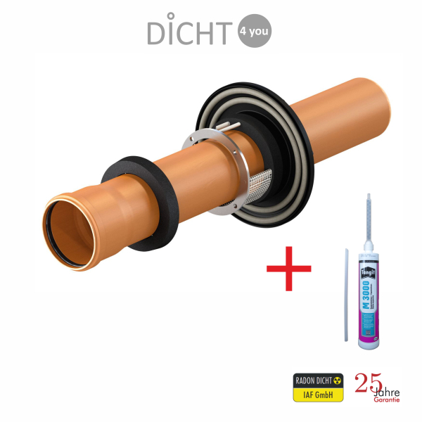 DOYMA "Quadro Secura Quick /O" Hauseinführung Sanierung Abwasser DN 200 (DN 160)