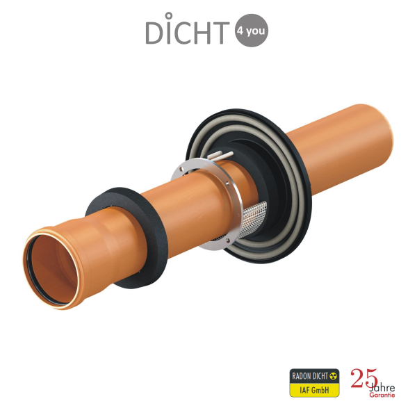 DOYMA "Quadro Secura Quick /O" Hauseinführung Sanierung Abwasser DN 200 (DN 160)